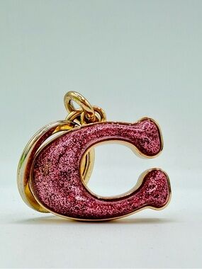 COACH C Keychain Charm